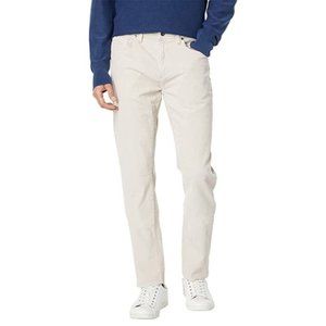 NWT $158 Johnnie o men's 40 wales corduroy five pocket pants in stone flat front